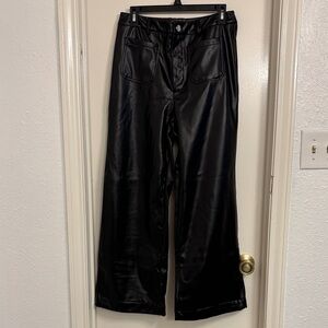 SHEIN Black Flare Pants